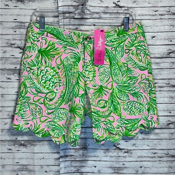 Lilly Pulitzer Darci Knit Shorts Fins and Flippers - Picture 3 of 11